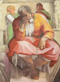 Michelangelo_Buonarroti_Jeremia_Sixtinische_Kapelle_Rom